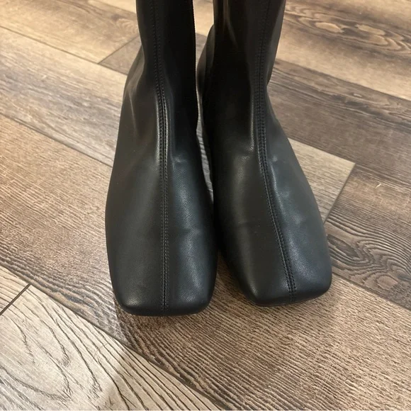 Women's Aerosoles Nina Bootie Black SZ 7 - Picture 4 of 8